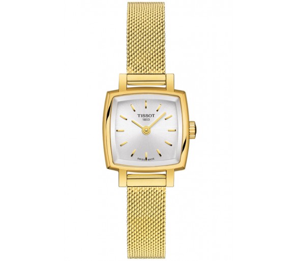 TISSOT LOVELY SQUARE QUARTZ DORÉ ROSE T0581093303100