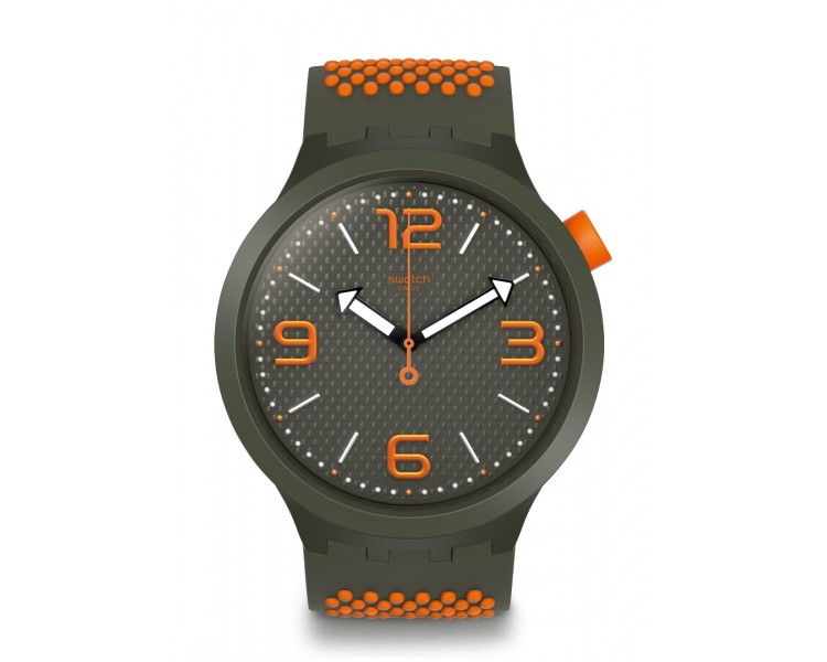 Montre Unisexe SWATCH BBBeauty Big Bold Orange Kaki - SO27M101