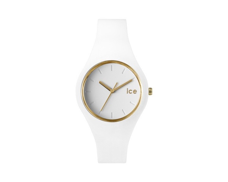 Montre femme ICE WATCH Ice glam blanc, or - 000981 Montre femme ICE WATCH Ice glam blanc, or - 000981