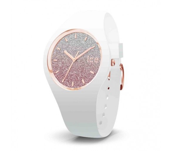 Montre ICE WATCH lo - blanche rose, pailletée - 013427