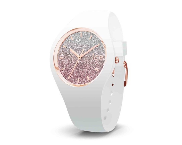 Montre ICE WATCH lo - blanche rose, pailletée - 013427