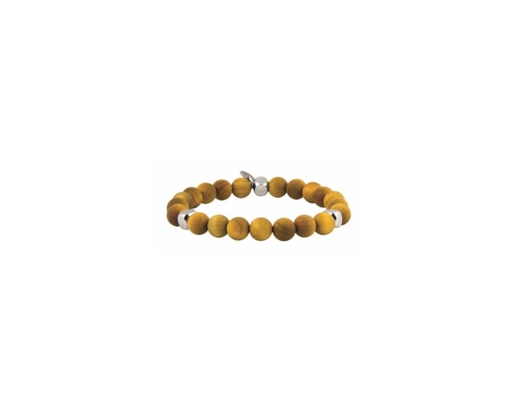 Bracelet OFFICINA 1986 Perle Bois Beige - OI063