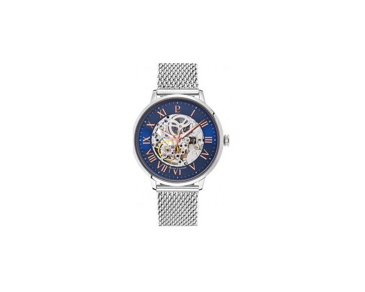 Montre Homme PIERRE LANNIER Automatique Squelette Cadran Bleu - 322B168