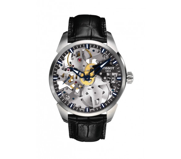 Montre Homme TISSOT Complication Squelette Mechanical - T0704051641100