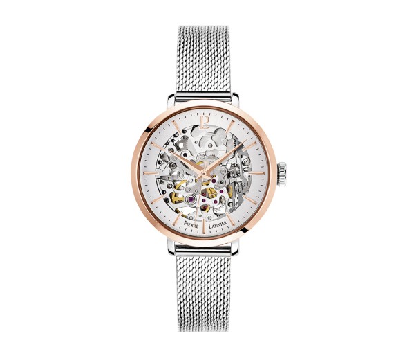 Montre Femme PIERRE LANNIER Automatique Squelette Argent - 312B628