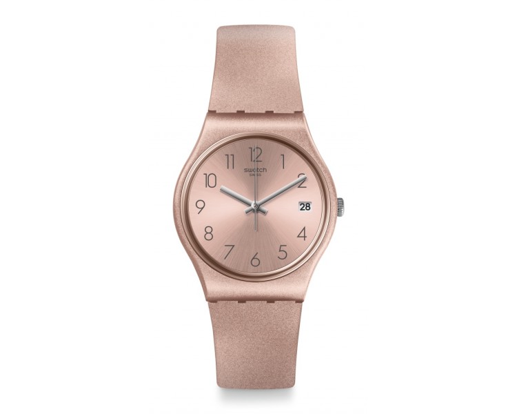 Montre Femme SWATCH Core Refresh PinkBaya Or Rose Pailleté - GP403