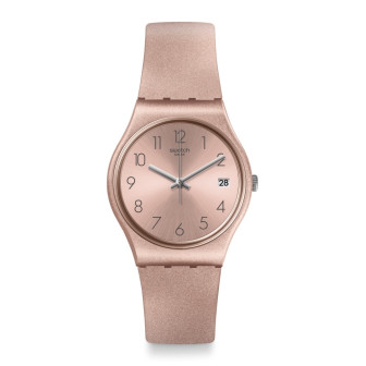 Montre Femme SWATCH Core Refresh PinkBaya Or Rose Pailleté - GP403