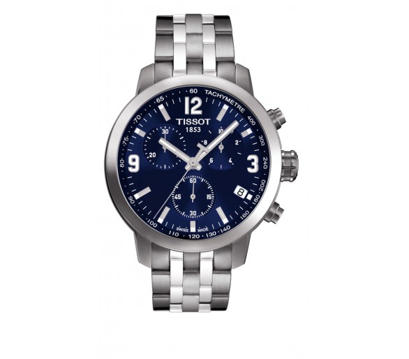 Montre Homme TISSOT PRC 200 Chronograph Fond Bleu - T0554171104700