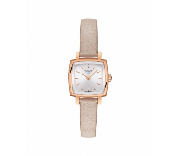 Montre Femme Tissot Lovely gris bracelet cuir - Réf. T0581093603100