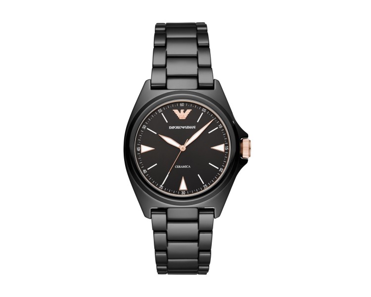 Montre homme Emporio Armani Nicola cadran noir/bracelet noir - AR70003 Montre homme Emporio Armani Nicola cadran noir/bracelet noir - AR70003