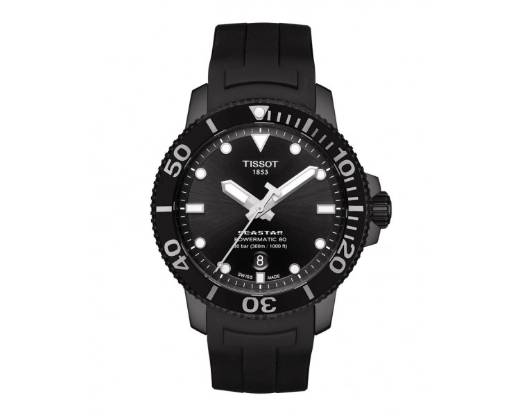 Montre Homme TISSOT Seastar 1000 Powermatic 80 - T1204073705100 Montre Homme TISSOT Seastar 1000 Powermatic 80 - T1204073705100