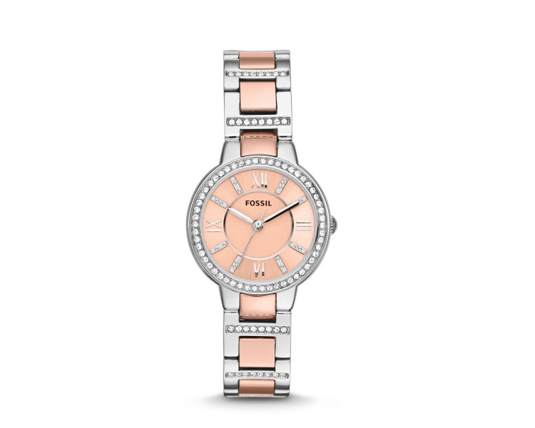 Montre Femme ES3405 Fossil - Collection VIRGINIA - TRULY GIFTED - Glamour - acier - Quartz Montre Femme ES3405 Fossil - Collection VIRGINIA - TRULY GIFTED - Glamour - acier - Quartz