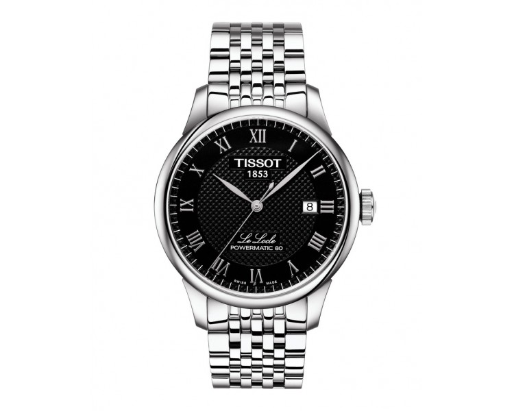 Montre Homme T0064071105300 Tissot Le Locle Powermatic 80 - Cadran Ronde, Noir Montre Homme T0064071105300 Tissot Le Locle Powermatic 80 - Cadran Ronde, Noir