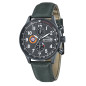 Montre Homme AVI-8 Hawker Hurricane Gris Cuir Vert - AV-4011-0D Montre Homme AVI-8 Hawker Hurricane Gris Cuir Vert - AV-4011-0D