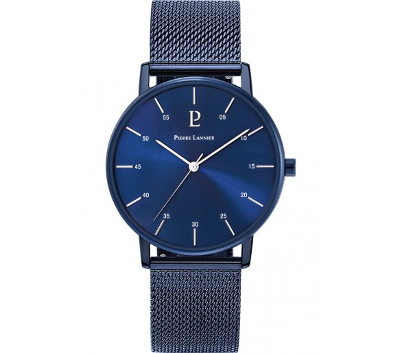 Montre Homme PIERRE LANNIER Cityline Cadran Bleu Milanais - 203F466