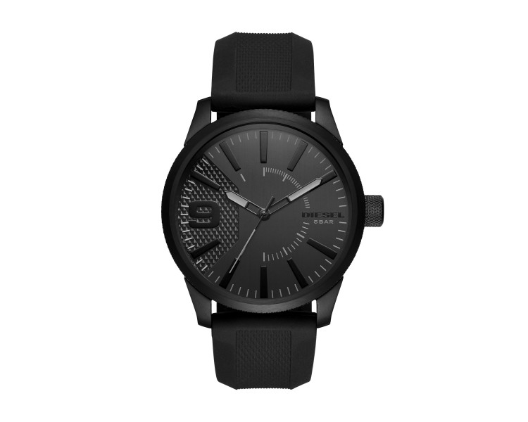 Montre Homme DIESEL RASP Bracelet en silicone noir - DZ1807 Montre Homme DIESEL RASP Bracelet en silicone noir - DZ1807