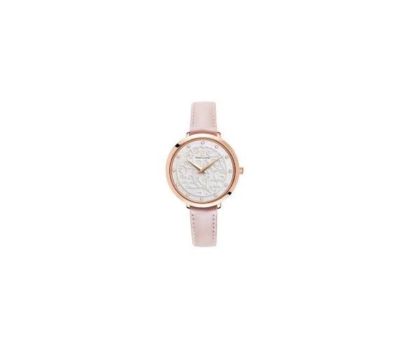 Montre Femme PIERRE LANNIER Eolia Cadran Blanc Cuir Rose - 039L905