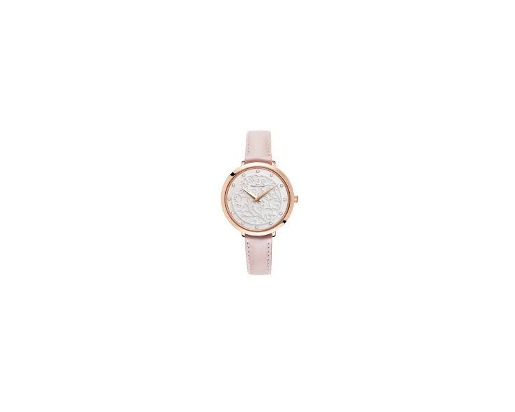 Montre Femme PIERRE LANNIER Eolia Cadran Blanc Cuir Rose - 039L905