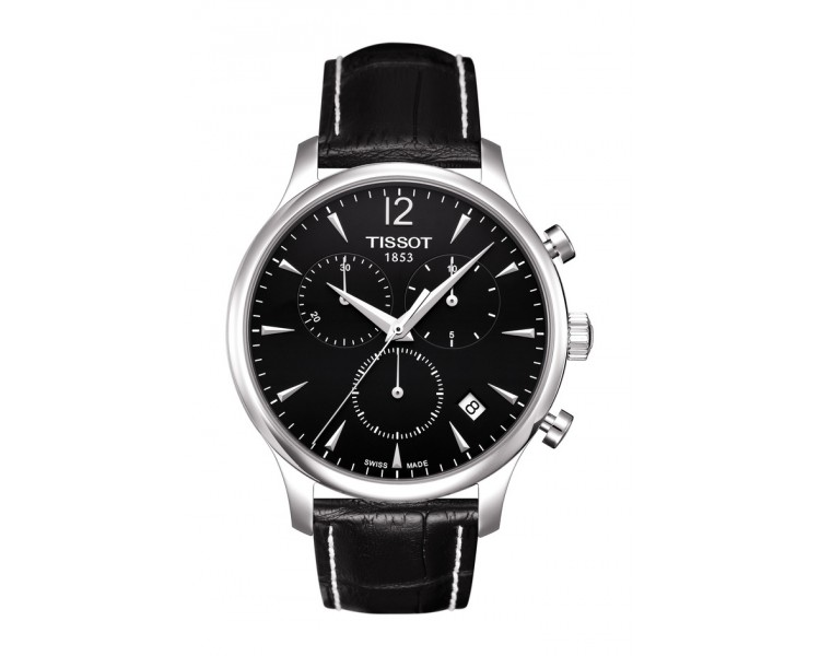 Montre Homme TISSOT Tradition Chronographe Noir - T0636171605700 Montre Homme TISSOT Tradition Chronographe Noir - T0636171605700