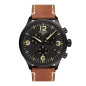 Montre Homme Tissot Chrono XL noir bracelet cuir - Réf. T1166173605700