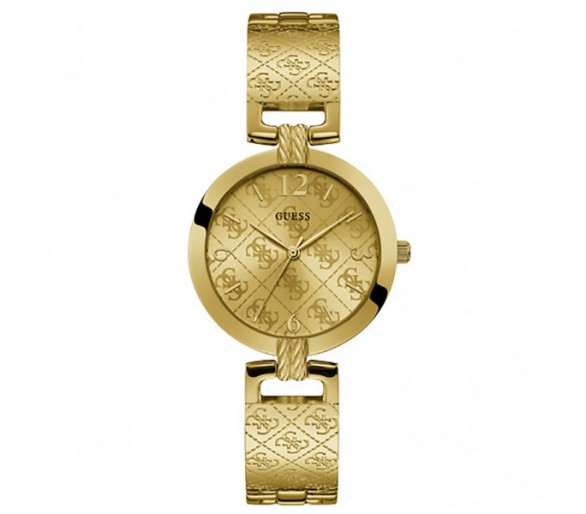 Montre Femme GUESS cadran doré/bracelet acier doré - W1228L2