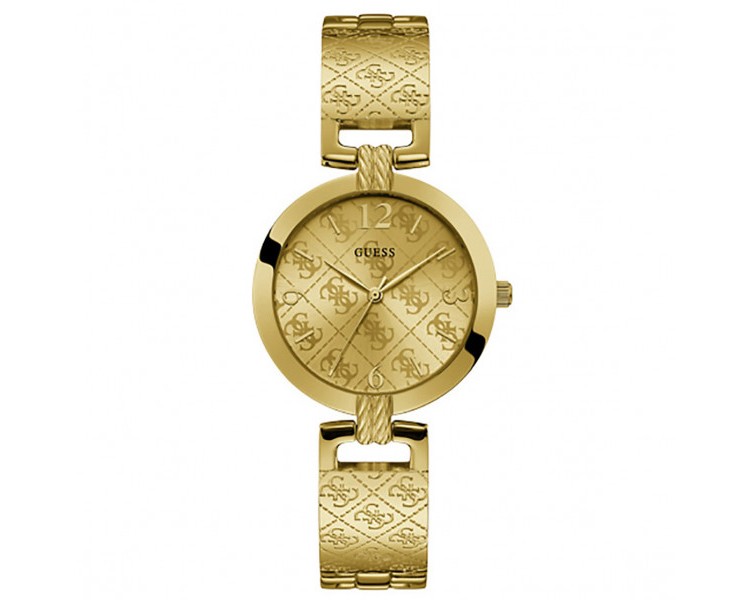 Montre Femme GUESS cadran doré/bracelet acier doré - W1228L2