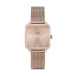 Montre femme CLUSE tétragone cadran doré rose/bracelet acier, doré rose - CW0101207009