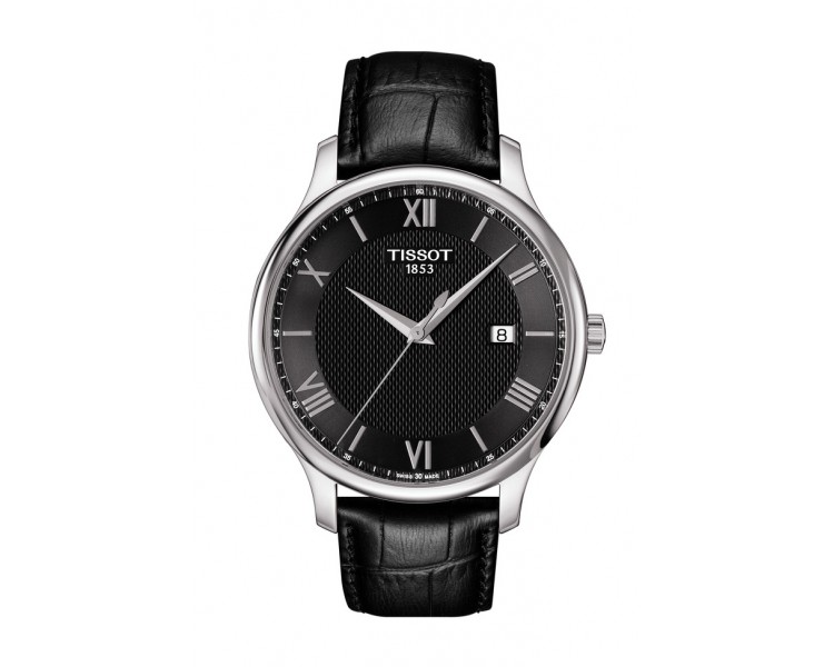 Montre Homme T0636101605800 Tissot Tradition - Cadran Ronde, Noir Montre Homme T0636101605800 Tissot Tradition - Cadran Ronde, Noir