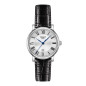 Montre Femme Tissot Carson argenté bracelet cuir - Réf. T1222101603300