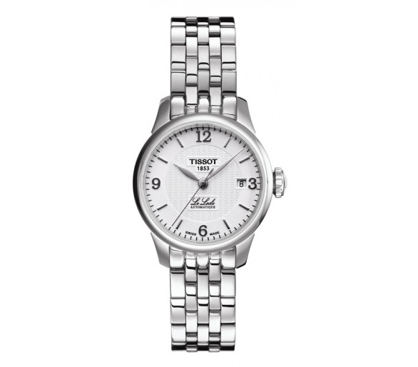 TISSOT LE LOCLE AUTOMATIC SMALL LADY BLANC ACIER T41118334