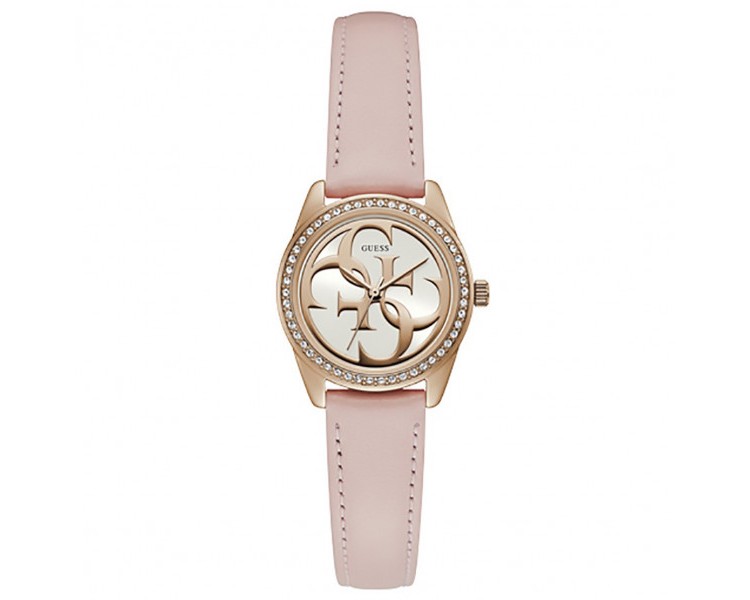 Montre Femme GUESS G Twist Bracelet cuir rose - W1212L1