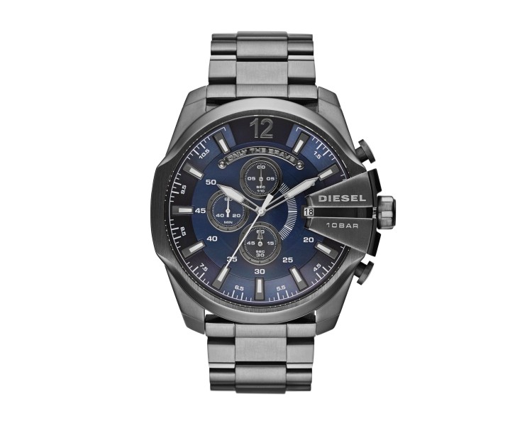 Montre Homme DIESEL Mega Chief Placage Gris plomb - DZ4329 Montre Homme DIESEL Mega Chief Placage Gris plomb - DZ4329