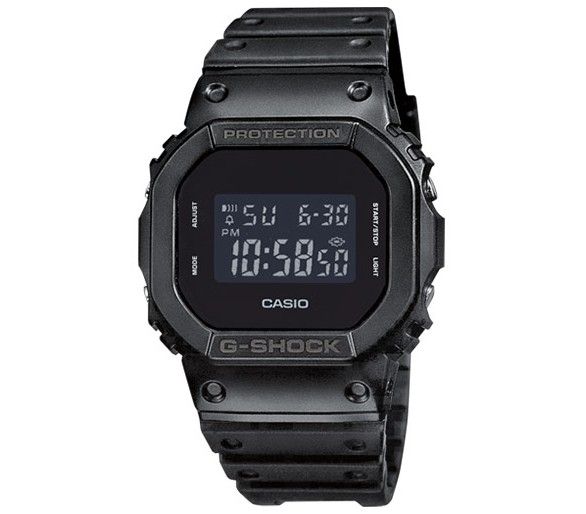 Montre homme CASIO G-shock Black et White Noir - DW-5600BB-1ER