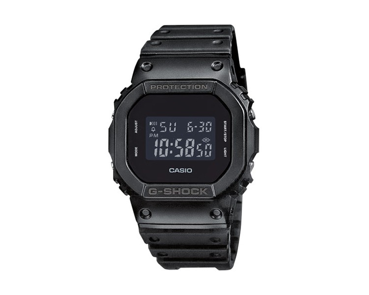 Montre homme CASIO G-shock Black et White Noir - DW-5600BB-1ER