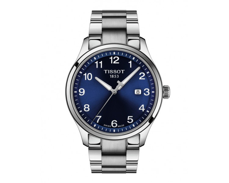 Montre Homme T1164101104700 Tissot Gent XL Classic - Cadran Ronde, Bleu Montre Homme T1164101104700 Tissot Gent XL Classic - Cadran Ronde, Bleu