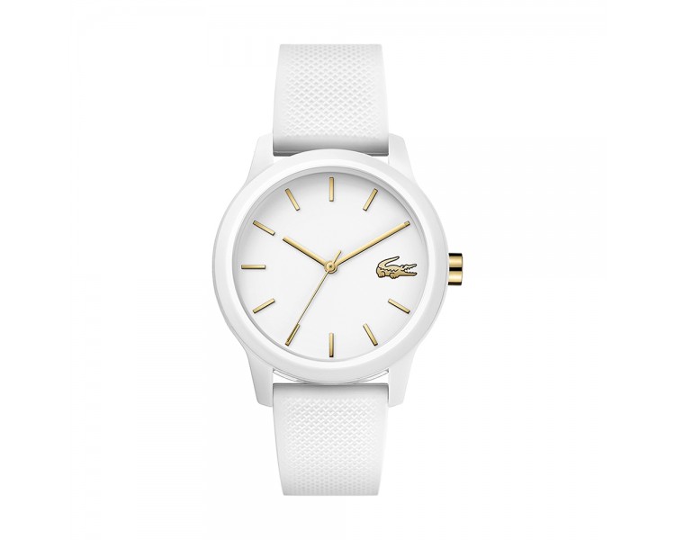 Montre Femme LACOSTE 12.12 Resine Silicon Blanc - 2001063 Montre Femme LACOSTE 12.12 Resine Silicon Blanc - 2001063