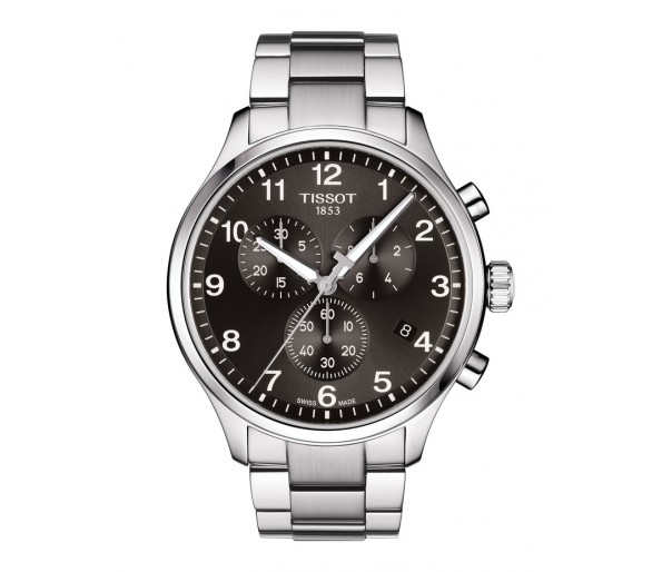 TISSOT CHRONO XL CLASSIC NOIR ACIER T1166171105701