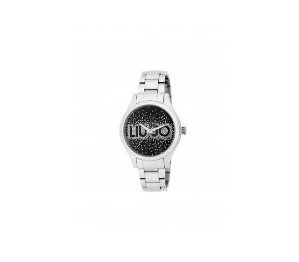 Montre Femme LIU JO Rainfall Luxury Silver Argent Cadran Noir - TLJ1614