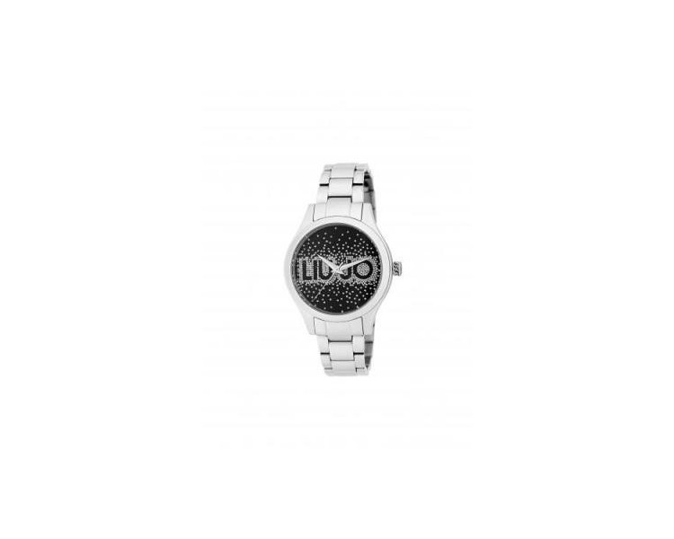 Montre Femme LIU JO Rainfall Luxury Silver Argent Cadran Noir - TLJ1614