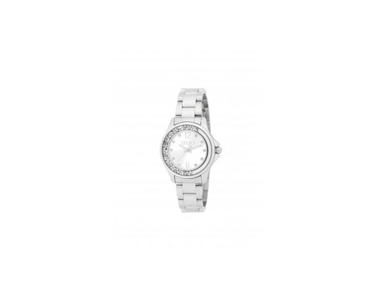 Montre Femme LIU JO Mini Dancing White Blanc Cristaux - TLJ1623