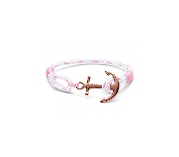 Bracelet Unisexe TOM HOPE Ancre Rose Blanc Bronze - TM0172