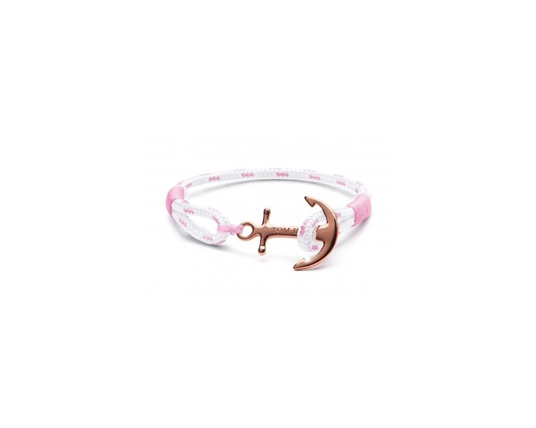 Bracelet Unisexe TOM HOPE Ancre Rose Blanc Bronze - TM0172