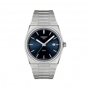 TISSOT PRX 40 205 GENT QUARTZ BLEU ACIER T1374101104100