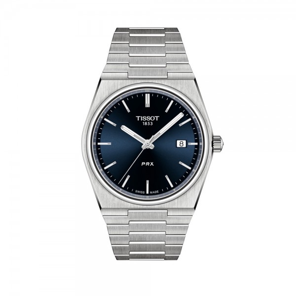 TISSOT PRX 40 205 GENT QUARTZ BLEU ACIER T1374101104100