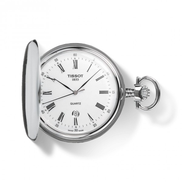 TISSOT SAVONNETTE BLANC ACIER T83655313