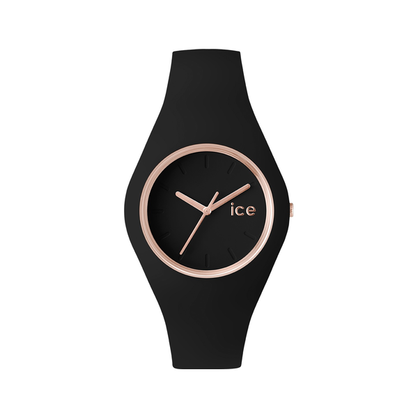 Montre femme ICE WATCH  Ice Glam noir, or, rose - 000979