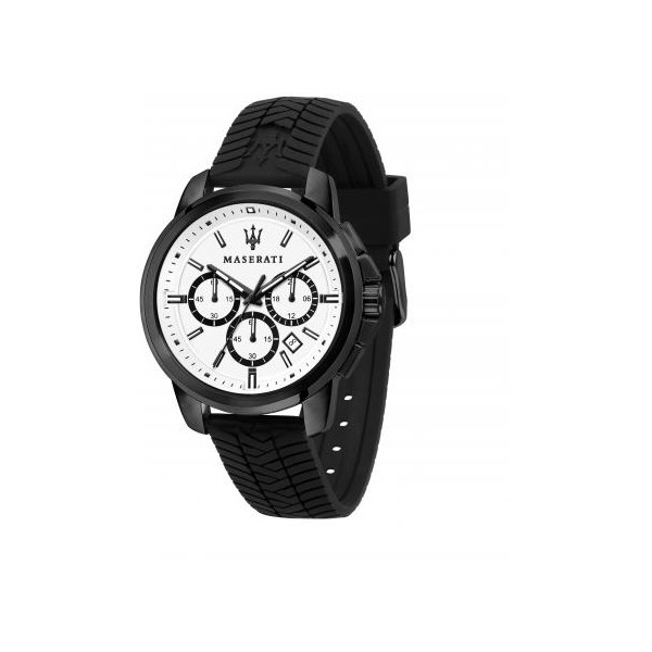 Montre Homme Maserati R8871640002 - Bracelet Silicone Noir