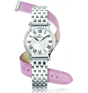 Montre femme MICHEL HERBELIN Antares Bracelet acier, rose - COF.17447/B08LR