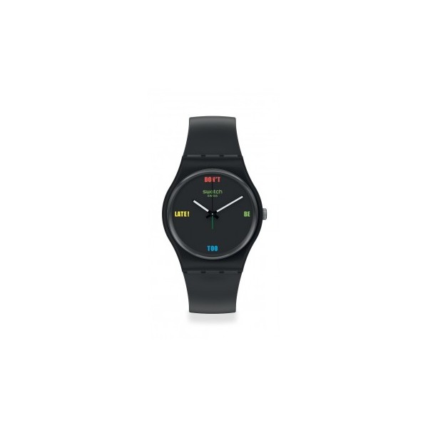 Montre Unisexe SWATCH Gent Fun Noir - SO28B102 Montre Unisexe SWATCH Gent Fun Noir - SO28B102