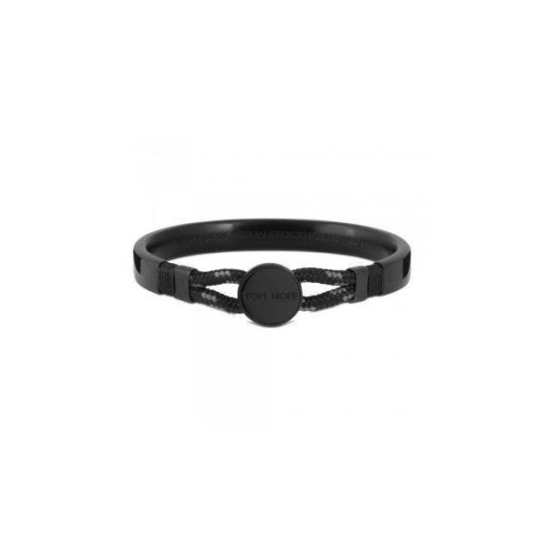 Bracelet Unisexe TOM HOPE Hybrid Noir L - HO.TM0351